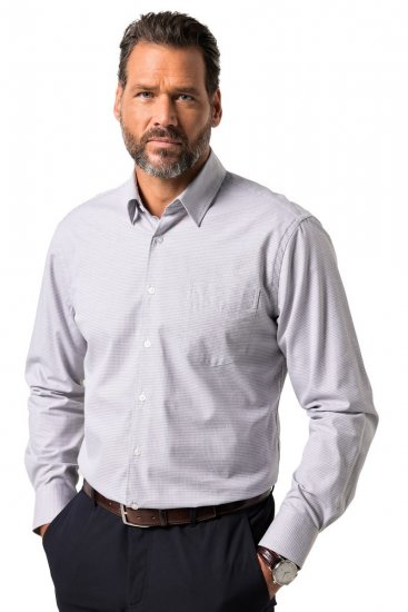 JP1880 Business Shirt Long Sleeve Two-Tone Grey - Koszule - Koszule 2XL-10XL