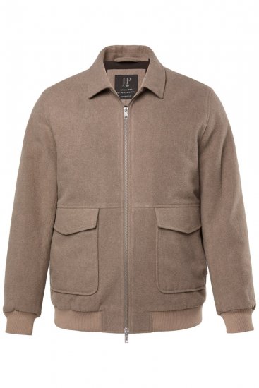 JP1880 Blouson Jacket Lightweight and Warm Brown - Kurtki Męskie Duże Rozmiary - Kurtki Duże rozmiary 2XL-8XL