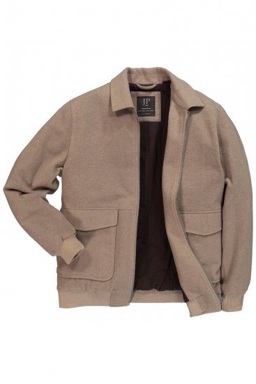 JP1880 Blouson Jacket Lightweight and Warm Brown - Kurtki Męskie Duże Rozmiary - Kurtki Duże rozmiary 2XL-8XL
