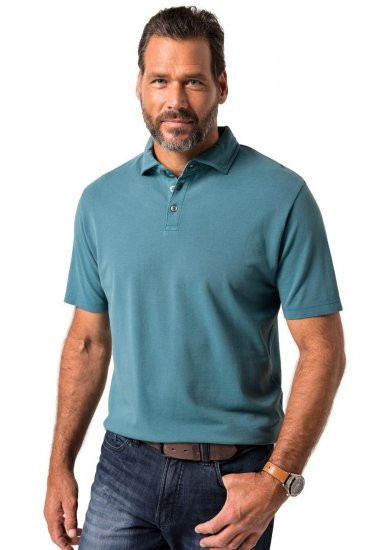 JP1880 Polo Shirt Short Sleeve Pique VIntage Teal - Koszulki polo - Koszulki Polo 2XL-8XL