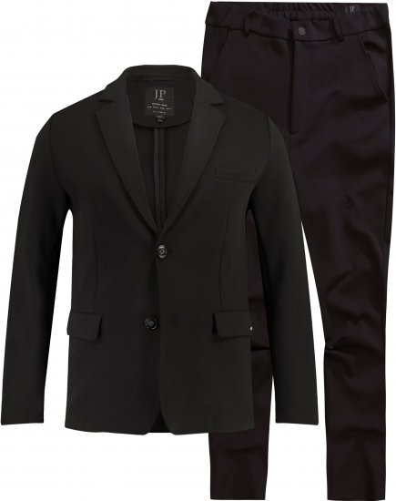 JP1880 Manhattan Flexnamic Business Jersey Suit Black - Garnitury - Garnitury dużych rozmiarach