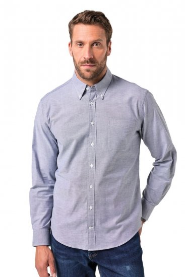 JP1880 Oxford Shirt Long Sleeve Denim Blue - Koszule - Koszule 2XL-10XL