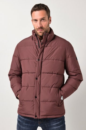 JP1880 Jacket Quilted Extra Warm Brown - Kurtki Męskie Duże Rozmiary - Kurtki Duże rozmiary 2XL-8XL