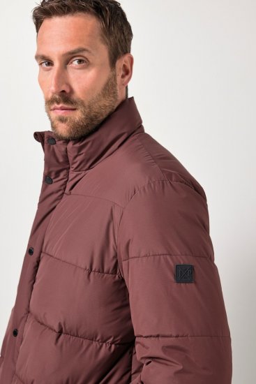 JP1880 Jacket Quilted Extra Warm Brown - Kurtki Męskie Duże Rozmiary - Kurtki Duże rozmiary 2XL-8XL