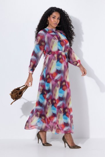 Ulla Popken 842719 Suknia wieczorowa Czarna - Sukienki wieczorowe - Wieczorowe sukienki plus size