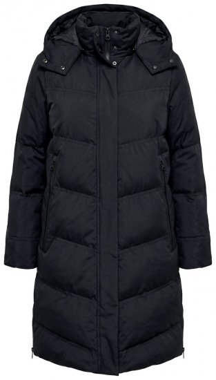 Ulla Popken SYMPATEX Triple Function Coat Black - Płaszcze - Płaszcze damskie w dużych rozmiarach