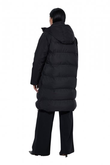 Ulla Popken SYMPATEX Triple Function Coat Black - Płaszcze - Płaszcze damskie w dużych rozmiarach
