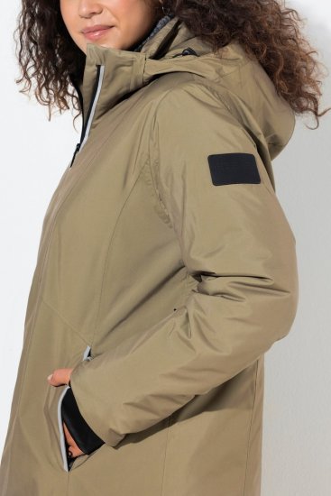 Ulla Popken 844034 Kurtka funkcyjna Khaki - Kurtki - Kurtki dla kobiet w dużych rozmiarach