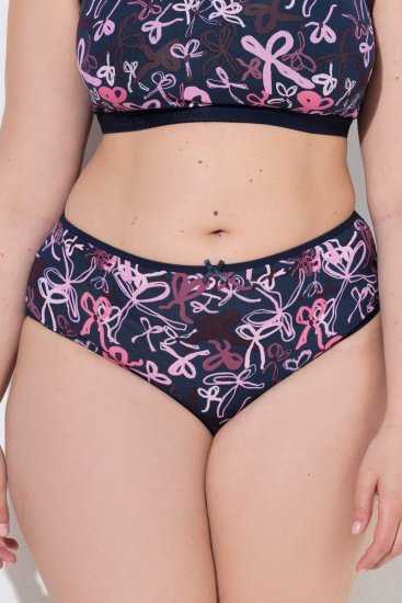 Ulla Popken 844495 Majtki 5 szt. Śliwkowa - Majtki - 