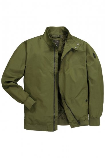 JP1880 844652 Kurtka bomber z zatrzaskami Khaki - Kurtki Męskie Duże Rozmiary - Kurtki Duże rozmiary 2XL-8XL