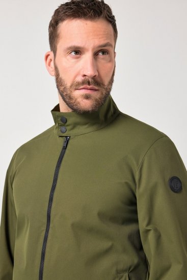 JP1880 844652 Kurtka bomber z zatrzaskami Khaki - Kurtki Męskie Duże Rozmiary - Kurtki Duże rozmiary 2XL-8XL