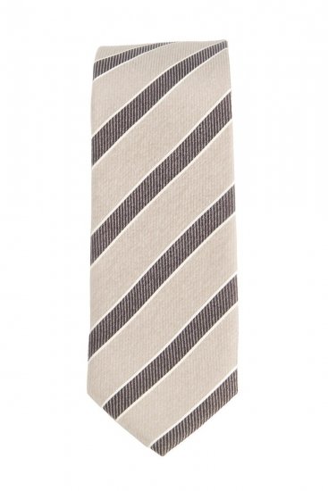 JP1880 Silk Tie Extra Long with Stripes - Krawaty i muszki - 