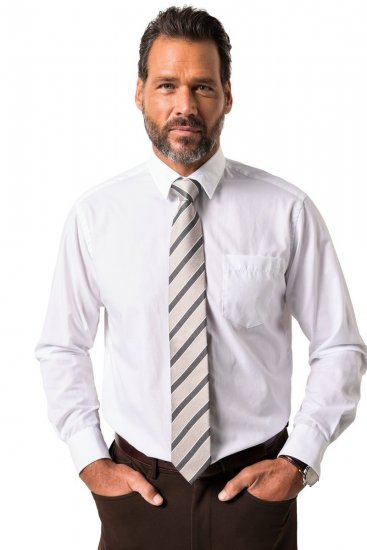 JP1880 Silk Tie Extra Long with Stripes - Krawaty i muszki - 