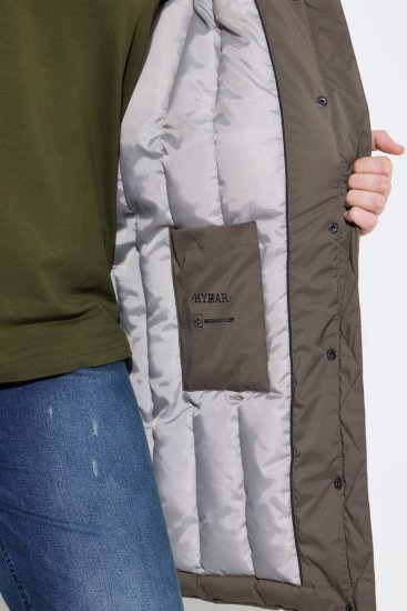 Ulla Popken 845111 Parka Ciemnozielona - Płaszcze - Płaszcze damskie w dużych rozmiarach