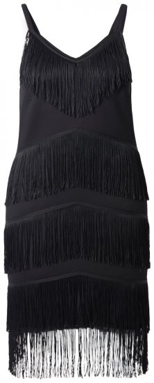 Ulla Popken 845152 Sukienka bez rękawów Czarna - Sukienki wieczorowe - Wieczorowe sukienki plus size
