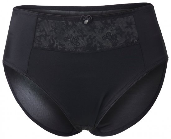 Ulla Popken 845511 Majtki Czarna - Majtki - 