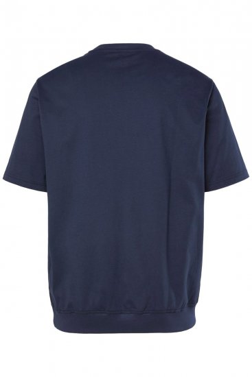 JP1880 846657 Koszulka bellyfit z naszywkami Granatowa TALL - TALL koszulki - Koszulki dla wysokich mężczyzn