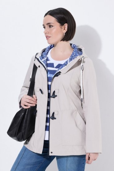 Ulla Popken 846853 Kurtka softshell Szampańska - Kurtki - Kurtki dla kobiet w dużych rozmiarach