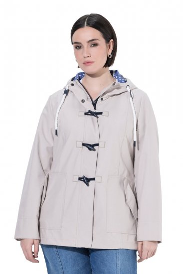 Ulla Popken 846853 Kurtka softshell Szampańska - Kurtki - Kurtki dla kobiet w dużych rozmiarach