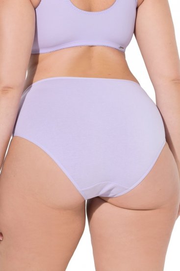 Ulla Popken 849202 Wzorzyste majtki 6 szt. Szara - Majtki - 