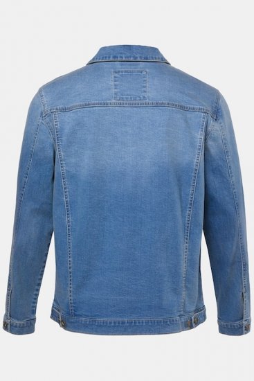 JP1880 849703 Kurtka jeansowa z wieloma kieszeniami Indygo - Kurtki Męskie Duże Rozmiary - Kurtki Duże rozmiary 2XL-8XL
