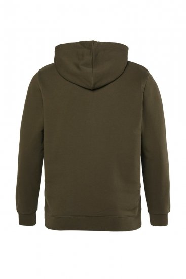Men+ 375 Bluza z kapturem na zamek Heritage Denim Khaki zielona - Bluzy & bluzy z kapturem - Bluzy & Bluzy z kapturem 2XL-12XL