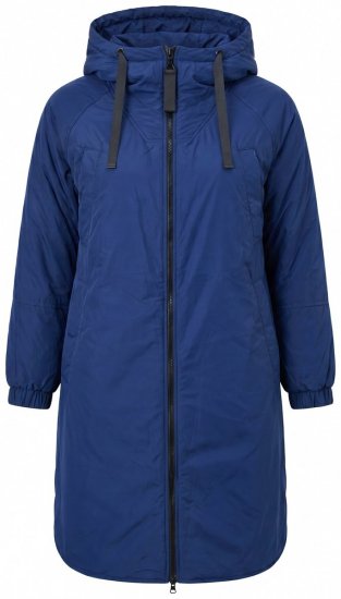 Ulla Popken 850376 Parka Indygo - Płaszcze - Płaszcze damskie w dużych rozmiarach