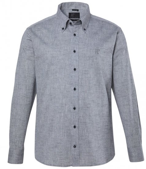 JP1880 850931 Koszula z chambray z długim rękawem Czarna TALL - TALL koszule - Koszule TALL dla wysokich