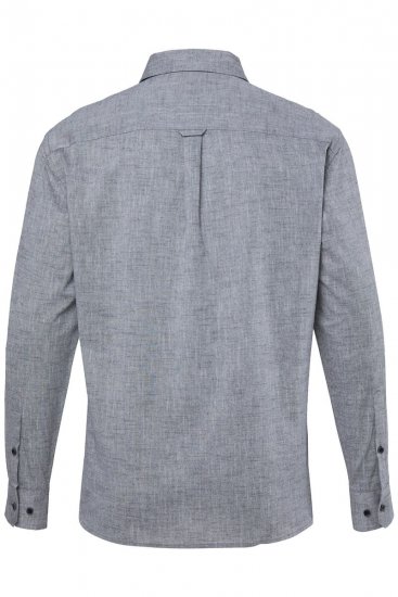 JP1880 850931 Koszula z chambray z długim rękawem Czarna TALL - TALL koszule - Koszule TALL dla wysokich