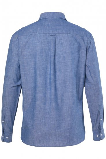 JP1880 850931 Koszula z chambray z długim rękawem Denimowy niebieski TALL - TALL koszule - Koszule TALL dla wysokich