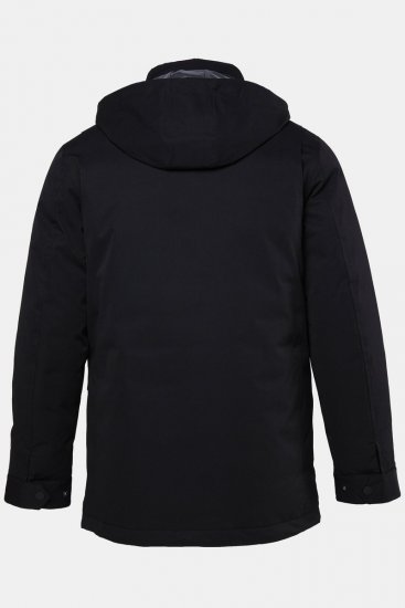 JP1880 851351 Kurtka funkcyjna z kapturem Czarna - Kurtki Męskie Duże Rozmiary - Kurtki Duże rozmiary 2XL-8XL
