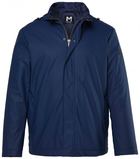 Men+ 566 Kurtka z odpinanym kapturem Granatowa - Kurtki Męskie Duże Rozmiary - Kurtki Duże rozmiary 2XL-8XL