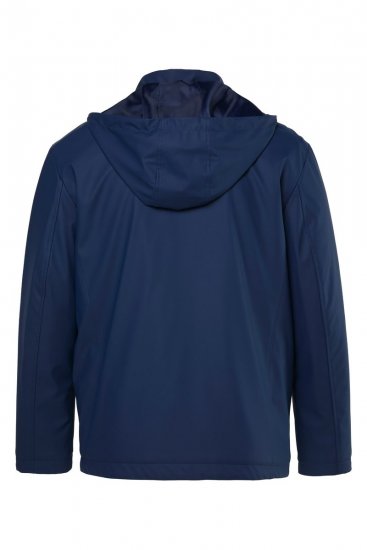 Men+ 566 Kurtka z odpinanym kapturem Granatowa - Kurtki Męskie Duże Rozmiary - Kurtki Duże rozmiary 2XL-8XL