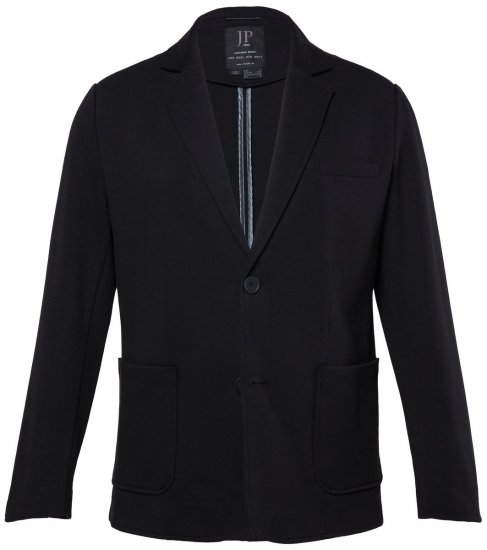 JP1880 Naples Flexnamic Marynarka z dżerseju Czarna - Garnitury - Garnitury dużych rozmiarach
