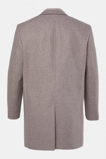 JP1880 851999 Business Płaszcz wełniany Beżowy - Kurtki Męskie Duże Rozmiary - Kurtki Duże rozmiary 2XL-8XL