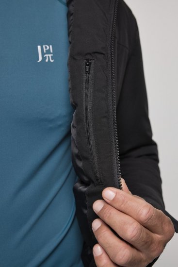 Jay-Pi 852164 Pikowana kurtka funkcyjna Czarna - Kurtki Męskie Duże Rozmiary - Kurtki Duże rozmiary 2XL-8XL