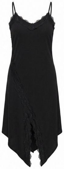 Ulla Popken 852636 Sukienka kopertowa Czarna - Sukienki z dżerseju - 