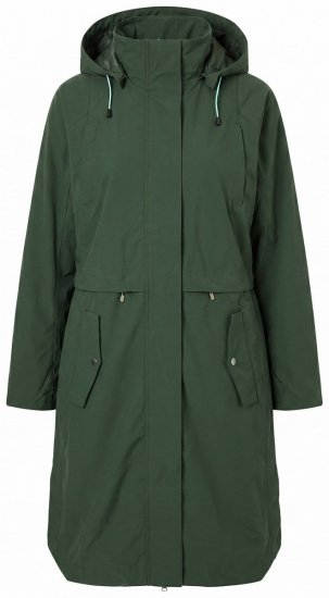 Ulla Popken 852901 Płaszcz funkcyjny Oliwkowa - Płaszcze - Płaszcze damskie w dużych rozmiarach