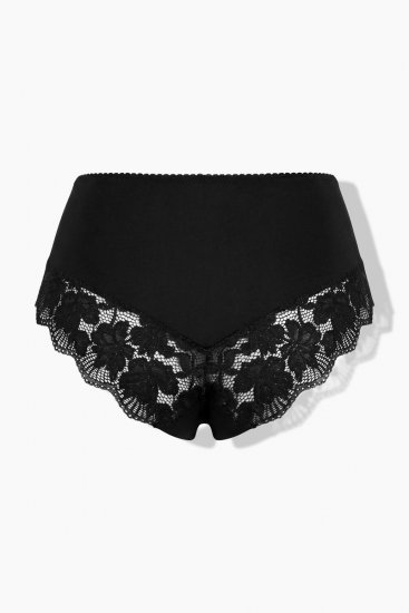 Ulla Popken 852930 Majtki Czarna - Majtki - 