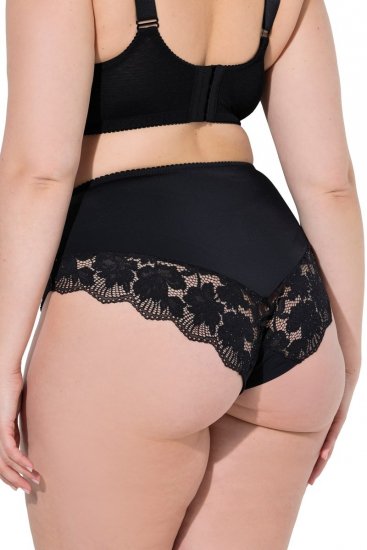 Ulla Popken 852930 Majtki Czarna - Majtki - 