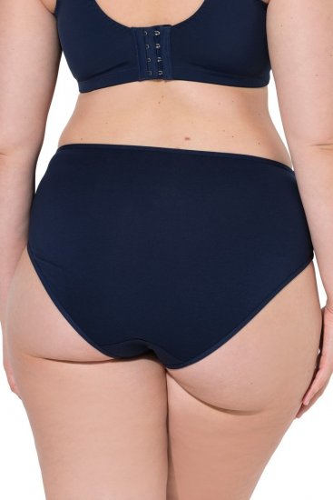 Ulla Popken 853698 Majtki z koronką 5 szt. Czarna - Majtki - 