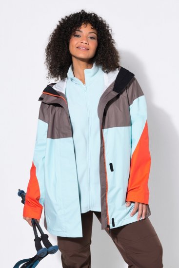 Ulla Popken 855313 Parka Taupe - Płaszcze - Płaszcze damskie w dużych rozmiarach