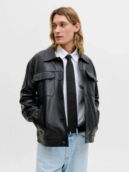 Jack & Jones Solid Krawat Czarna - Krawaty i muszki - 
