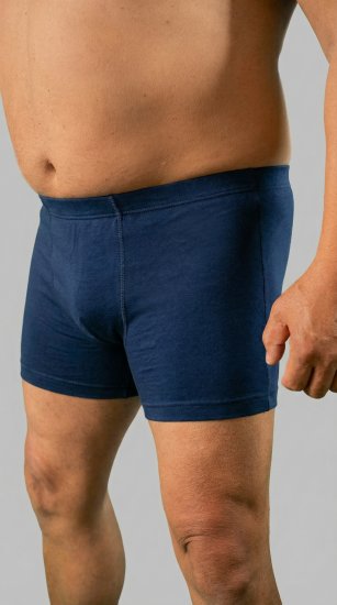 20 Nodi 978 Stretch Cotton Boxer with Internal Elastic Band Navy - Bokserki - Bokserki 2XL-12XL