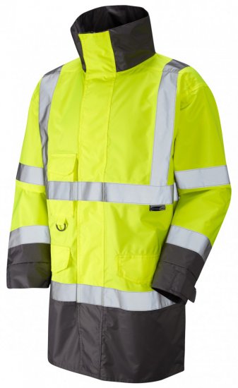 Leo Torridge Breathable Lightweight Anorak Hi-Vis Yellow - Odzież robocza - Odzież robocza 3XL-6XL
