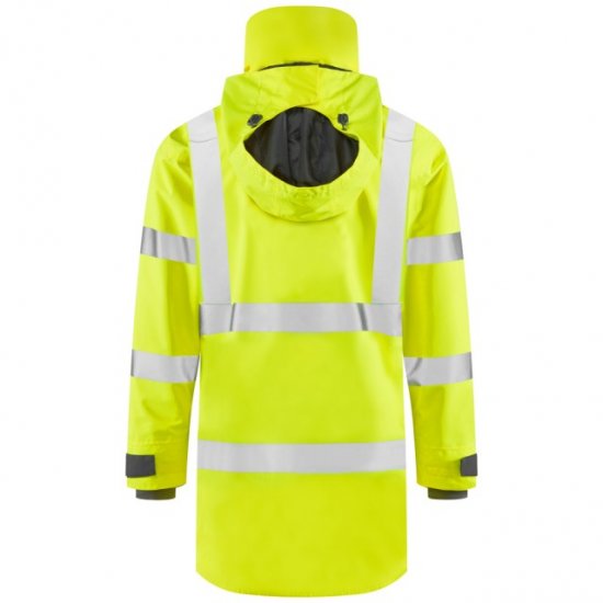 Leo Eastleigh Ecoviz 10K Performance Breathable Anorak Hi-Vis Yellow - Odzież robocza - Odzież robocza 3XL-6XL