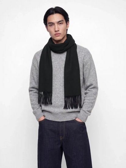 Jack & Jones Kelowna Szalik Czarna - Szaliki - 