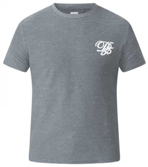 D555 Agler Waffle T-shirt Khaki - Koszulki - T-shirty meskie Duże Rozmiary - 2XL-14XL