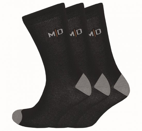 Motley Denim Alex Socks 3-Pack Black - Bielizna & Stroje kąpielowe - Bielizna & Stroje kąpielowe 2XL-8XL