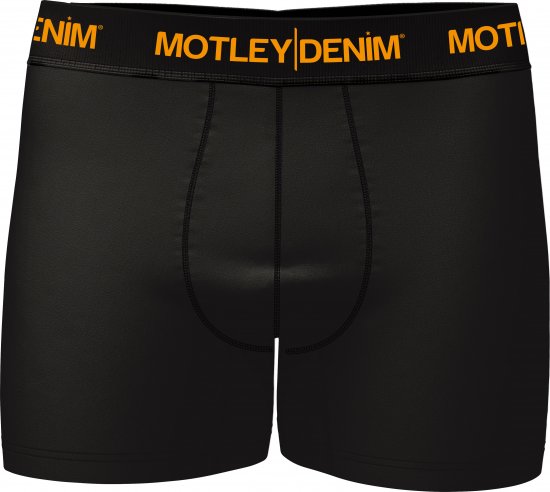 Motley Denim Amsterdam Boxershorts Black 2-pack - Bielizna & stroje kąpielowe - Bielizna & Stroje kąpielowe 2XL-8XL